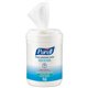 PURELL Alcohol Hand Sanitizing Wipes - 6" x 7" - White - Pre-moistened, Durable, Lint-free, Textured, Fragrance-free, Dye-free, 