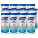 PURELL Sanitizing Wipes - Fresh Citrus - White - Durable, Lint-free, Moisturizing - For Hand - 100 Per Canister - 12 / Carton
