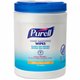 PURELL Sanitizing Wipes - White - Durable, Lint-free - For Hand - 270 Per Canister - 1 Each