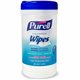PURELL Clean Scent Hand Sanitizing Wipes - Clean - White - Durable, Alcohol-free - For Hand, Multi Surface, Face - 40 Per Canist