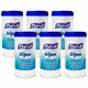 PURELL Clean Scent Hand Sanitizing Wipes - Clean - White - Durable, Alcohol-free - For Hand, Multi Surface - 40 Per Canister - 6