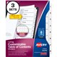 Avery Ready Index Classic Tab Binder Dividers - 288 x Divider(s) - 288 Tab(s) - 1-8 - 8 Tab(s)/Set - 8.5" Divider Width x 11" Di