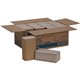 Pacific Blue Basic S-Fold Recycled Paper Towels - 9.25" x 10.25" - Natural - For Washroom - 4000 Per Carton - 16 / Carton
