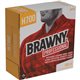 Brawny Professional H700 Disposable Cleaning Towels - 9.10" x 16.50" - White - Pulp Fiber - Durable, Soft, Tear Resistant, Stron