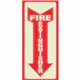 Headline Signs Glow In Dark Fire Extinguisher Sign - 1 Each - Fire Extinguisher Print/Message - 4" Width13" Depth - Glow-in-the-