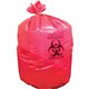 Heritage 1.3 mil Red Biohazard Can Liners - 50" Width x 37" Length - 1.30 mil (33 Micron) Thickness - Low Density - Red - Linear