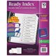Avery Ready Index Classic Tab Binder Dividers - 10 x Divider(s) - 1-10 - 10 Tab(s)/Set - 8.5" Divider Width x 11" Divider Length