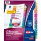 Avery Ready Index Custom TOC Binder Dividers - 10 x Divider(s) - 1-10 - 10 Tab(s)/Set - 8.5" Divider Width x 11" Divider Length 