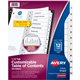 Avery Ready Index Classic Tab Binder Dividers - 12 x Divider(s) - 1-12 - 12 Tab(s)/Set - 8.5" Divider Width x 11" Divider Length