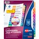 Avery Ready Index Custom TOC Binder Dividers - 12 x Divider(s) - 1-12 - 12 Tab(s)/Set - 8.5" Divider Width x 11" Divider Length 