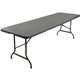 Iceberg IndestrucTable TOO Bifold Table - For - Table TopRectangle Top - Contemporary Style - Adjustable Height - 72" Table Top 