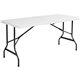 Iceberg IndestrucTable TOO Bifold Table - For - Table TopRectangle Top - Adjustable Height - 96" Table Top Length x 30" Table To
