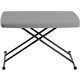 Iceberg IndestrucTable TOO Personal Folding Table - For - Table TopRectangle Top - X-shaped Base - Adjustable Height - 25" to 28