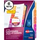 Avery Ready Index Custom TOC Binder Dividers - 30 x Divider(s) - 1-5 - 5 Tab(s)/Set - 8.5" Divider Width x 11" Divider Length - 