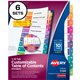 Avery Ready Index Custom TOC Binder Dividers - 60 x Divider(s) - 1-10 - 10 Tab(s)/Set - 8.5" Divider Width x 11" Divider Length 