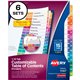 Avery Ready Index Custom TOC Binder Dividers - 90 x Divider(s) - 1-15 - 15 Tab(s)/Set - 8.5" Divider Width x 11" Divider Length 