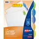 Avery Plastic Binder Dividers, Insertable Multicolor Style Edge 5-tabs - 5 x Divider(s) - 5 Tab(s) - 5 - 5 Tab(s)/Set - 8.5" Div