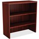 Lorell Chateau Storage Cabinet - 36" x 15"36.5" , 1.5" Top - 2 Shelve(s) - Reeded Edge