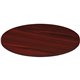 Lorell Chateau Conference Table Top - 42" , 0.1" Edge - Reeded Edge - Finish: Mahogany Laminate