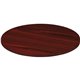 Lorell Chateau Conference Table Top - 48" - Reeded Edge - Finish: Mahogany Laminate