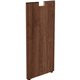 Lorell Credenza Base - 12" x 1"28.5" - Material: Metal - Finish: Walnut Laminate