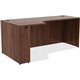 Lorell Essentials Series Credenza - 72" x 36"29.5" , 0.1" Edge - Material: Metal - Finish: Walnut Laminate