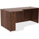 Lorell Essentials Series Credenza - 66" x 36"29.5" , 0.1" Edge - Material: Metal - Finish: Walnut Laminate