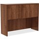 Lorell Essentials Series Hutch - 48" x 15"36" , 0.1" Edge - Material: Metal - Finish: Walnut, Laminate