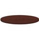 Lorell Round Invent Tabletop - Mahogany - For - Table TopRound Top x 1" Table Top Thickness x 42" Table Top Diameter - Assembly 