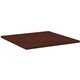 Lorell Hospitality Square Tabletop - Mahogany - For - Table TopSquare Top - 42" Table Top Length x 42" Table Top Width x 1" Tabl