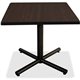 Lorell Hospitality Espresso Laminate Square Tabletop - For - Table TopSquare Top - 42" Table Top Length x 42" Table Top Width x 