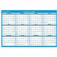 At-A-Glance Horizontal Reversible Erasable Wall Calendar - Large Size - Julian Dates - Yearly - 12 Month - January 2024 - Decemb