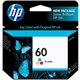 HP 60 (CC643WN) Original Inkjet Ink Cartridge - Cyan, Magenta, Yellow - 1 Each - 165 Pages