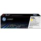 HP 128A (CE322A) Original Standard Yield Laser Toner Cartridge - Single Pack - Yellow - 1 Each - 1300 Pages