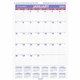 At-A-Glance Ruled Daily Blocks Calendar - Medium Size - Julian Dates - Monthly - 12 Month - January 2024 - December 2024 - 1 Mon