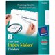Avery Print & Apply Clear Label Dividers - Index Maker Easy Apply Label Strip - 15 x Divider(s) - 3 Blank Tab(s) - 3 Tab(s)/Set 