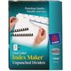 Avery Print & Apply Label Unpunched Dividers - Index Maker Easy Apply Label Strip - 75 x Divider(s) - 3 Blank Tab(s) - 3 Tab(s)/