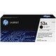 HP 53A (Q7553A) Original Laser Toner Cartridge - Single Pack - Black - 1 Each - 3000 Pages