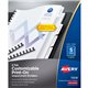 Avery Unpunched Print-On Dividers - 25 x Divider(s) - Print-on Tab(s) - 5 - 5 Tab(s)/Set - 8.5" Divider Width x 11" Divider Leng