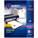 Avery Customizable Print-On Dividers - 125 x Divider(s) - Print-on Tab(s) - 5 - 5 Tab(s)/Set - 8.5" Divider Width x 11" Divider 