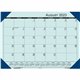 House of Doolittle Compact Academic Desk Pad - Academic - Monthly - 12 Month - August 2023 - July 2024 - 1 Month Single Page Lay