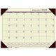 House of Doolittle Ecotones Compact Calendar Desk Pads - Julian Dates - Monthly - 1 Year - January 2024 - December 2024 - 1 Mont
