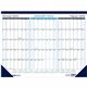 House of Doolittle 3-month View Monthly Desk Pad Calendar - Julian Dates - Monthly - 12 Month - January - December - 3 Month Sin