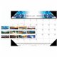 House of Doolittle Recycled Illustrated Desk Pad Calendar - Julian Dates - Monthly - January 2024 - December 2024 - 1 Month Sing