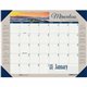 House of Doolittle Earthscapes Motivational Desk Pad - Julian Dates - Monthly - 12 Month - January 2024 - December 2024 - 1 Mont