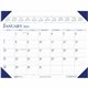 House of Doolittle Eco-friendly Executive Calendar Desk Pad - Julian Dates - Monthly - 1 Year - January 2024 - December 2024 - 1