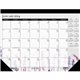 House of Doolittle Wild Flower Monthly Desk Pad - Julian Dates - Monthly - 12 Month - January - December - 1 Month Single Page L