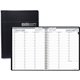 House of Doolittle Black Professional Weekly Planner - Julian Dates - Weekly - January 2024 - December 2024 - 7:00 AM to 8:45 PM