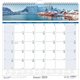 House of Doolittle Coastlines Monthly Wall Calendar - Julian Dates - Monthly - 12 Month - January 2024 - December 2024 - 1 Month