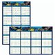 House of Doolittle Earthscapes Sea Life Laminated Planner - Julian Dates - 12 Month - January 2024 - December 2024 - 24" x 37" S